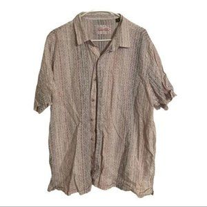 Tasso Elba button down short sleeve top